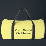Personaliseer uw merk of naam geel plunjezak<br><div class="desc">Tas Type: Print Cut Sew Large Duffel Bag Lichtgewicht en duurzaam, onze custom all over print duffel tassen zijn essentieel voor een drukke levensstijl. Perfect voor de sportschool of een handbagage op een vlucht - je zult het overal mee naartoe nemen! Pas uw eigen plunjezak aan met uw favoriete design,...</div>