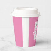 Personaliseer uw naam Verjaardagster Papieren Bekers (Rechts)