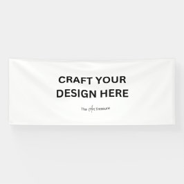 Personaliseer uw ontwerp, logo of bericht 4'x10' spandoek