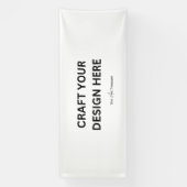 Personaliseer uw ontwerp, logo of bericht 4'x10' spandoek (Verticaal)