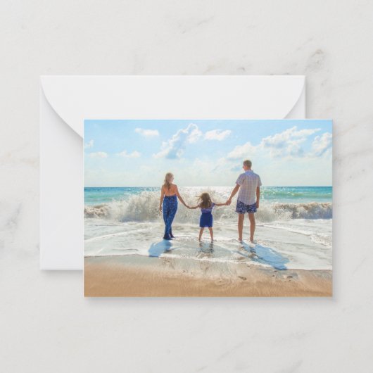 Personaliseer uw Photo Note-Kaart met aangepaste t Notitiekaartje (Achterkant)