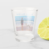 Personaliseer uw Photo Shot Glass aangepaste tekst Shot Glas (Achterkant)