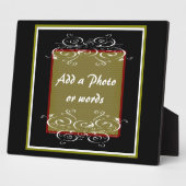 Personaliseer uw Plaque Fotoplaat (Zijkant)