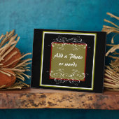 Personaliseer uw Plaque Fotoplaat (Zijkant)