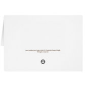 Personaliseer uw roadtrip notitie Kaart (Achterkant Horizontaal)