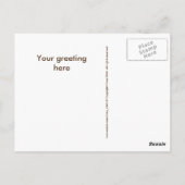 Personaliseer uw roadtrip USA Briefkaart (Achterkant)