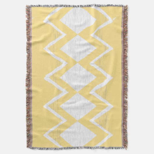 Personaliseer uw strand House Aqua Gray Zig Zag Deken (Voorkant Verticaal)