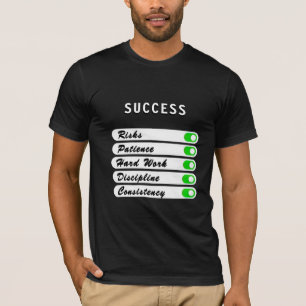 Personaliseer uw succesvoorwaarden T-shirt