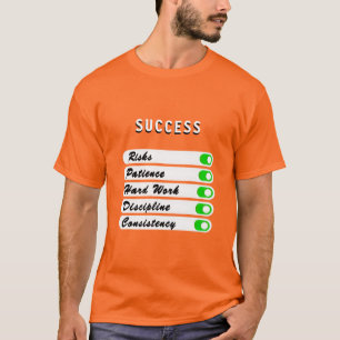 Personaliseer uw succesvoorwaarden T-shirt