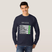 Personaliseer uw succesvoorwaarden T-shirt (Voorkant volledig)