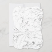 Personaliseer uw trouwuitnodiging kaart (Achterkant)