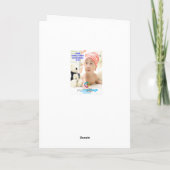 Personaliseer uw vrolijke kerst Kaart (Achterkant)