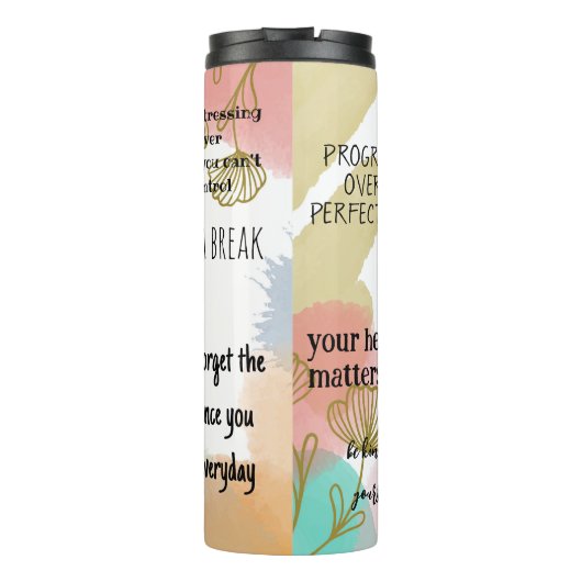 Personaliseer uw vrouw moeder verpleegster RN dage Thermosbeker (Achterkant)