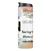 Personaliseer uw vrouw moeder verpleegster RN dage Thermosbeker (Geroteerd rechts)