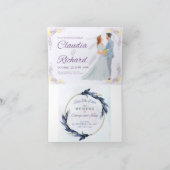 Personaliseer uw wensen voor de pasgetrouwden! bedankkaart (Binnen)