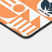 Personaliseer uw werkruimte: Bauhaus Custom Logo Bureaumat (Hoek)