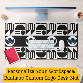 Personaliseer uw werkruimte: Bauhaus Custom Logo Bureaumat