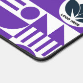 Personaliseer uw werkruimte: Bauhaus Custom Logo Bureaumat (Hoek)