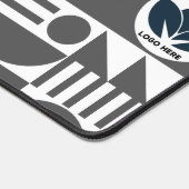 Personaliseer uw werkruimte: Bauhaus Custom Logo Bureaumat (Hoek)