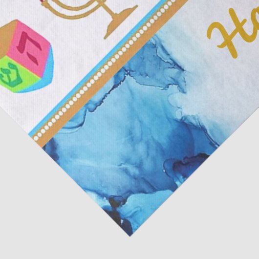 Personaliseer Vakantiegiften HANUKKAH Tissue Paper Tissuepapier (Detail)