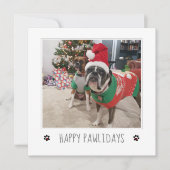 Personaliseer Van het hond Kerstkaart (Voorkant)