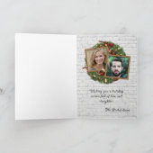 Personaliseer van ons paar Kerstmis Feestdagen Kaart (Binnen)