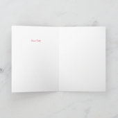 Personaliseer Verjaardag Meisje Eekhoorn met bloem Kaart (Binnen)