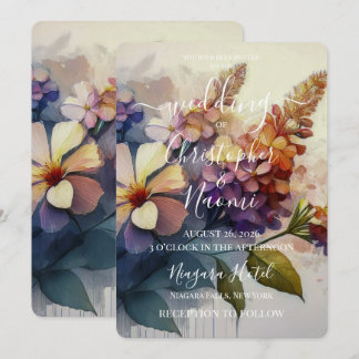 PERSONALISEER: Vintage Bloemen Kaart