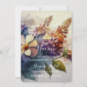 PERSONALISEER: Vintage Bloemen Kaart (Voorkant)