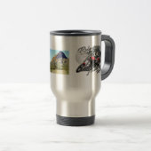Personaliseer Vintage Motorrit Route 66 Reisbeker (Voorkant rechts)