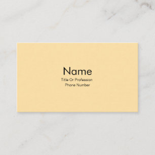 Personaliseer Visitekaartje Crème