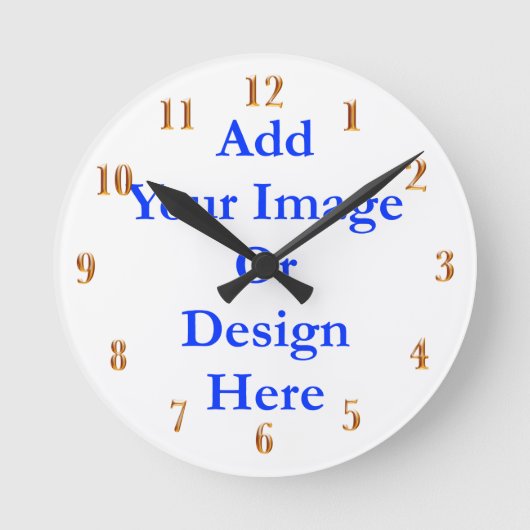 (Personaliseer) Voeg een persoonlijke aanraking to Ronde Klok (Voorkant)