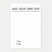 Personaliseer. Voeg Logo toe. Post-it® Notes (Voorkant)