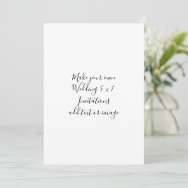 Personaliseer Voeg tekst Afbeelding Script Wedding Kaart