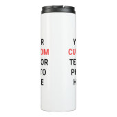 Personaliseer | Voeg tekst, foto, logo of ontwerp Thermosbeker (Achterkant)