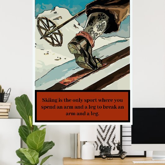 Personaliseer, voeg tekst toe, het Poster van de S (Thuiskantoor)