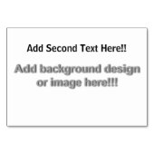 (Personaliseer) Voeg "Uw" persoonlijke touch toe. Kaart (Achterkant)