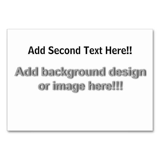 (Personaliseer) Voeg "Uw" persoonlijke touch toe. Kaart (Achterkant)