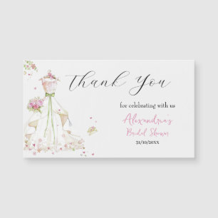 Personaliseer Vrijgezellenfeest jurk Dank u