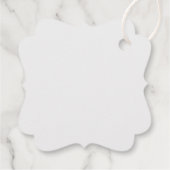 Personaliseer Vrijgezellenfeest Rozen Bedankjes Labels (Achterkant)