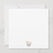 Personaliseer Vrijgezellenfeest Tea Party Uitnodig Save The Date (Achterkant)