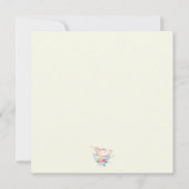 Personaliseer Vrijgezellenfeest Tea Party Uitnodig Save The Date (Achterkant)