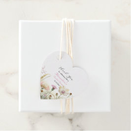 Personaliseer Vrijgezellenfeest Wilde bloemen Dank Bedankjes Labels