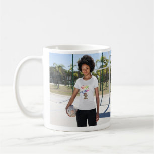 Personaliseer vrolijk kerstfeest Happy and Free Do Koffiemok