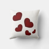 Personaliseer Wedding Memento Pillow Kussen (Achterkant)