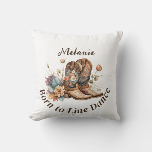Personaliseer Western Boho Line Dancing Kussen