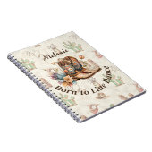 Personaliseer Western Boho Line Dancing Notitieboek (Rechterzijde)