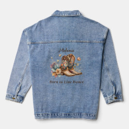Personaliseer Westerne Boho Line Dancing Denim Jacket