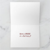 Personaliseer "WHOOO is...vandaag?" Owl large Birt Kaart (Binnen)