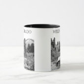 Personaliseer Wild Colorado Elk Wilderness Mok (Midden)